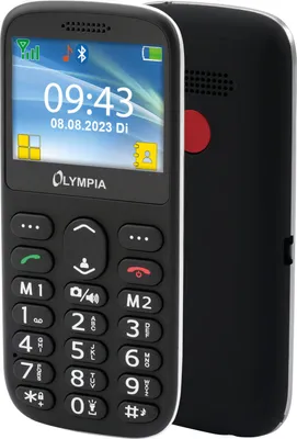 Produktbild von SUN Komfort Senioren Mobiltelefon mit Großtasten und großem Farb-LC-Display schwarz