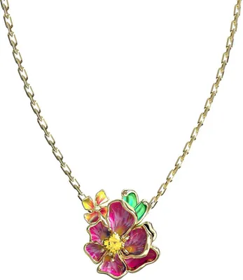 Immagine prodotto di Collane con ciondolo Guess, color oro, collezione Floris - donna