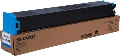 Image de Toner Cyan Original Sharp MX2630, MX3050, MX3060 (MX61GTCB, MX-61GTCB, MX-61GT-CB)