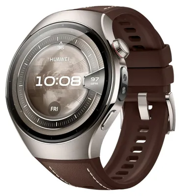 Produktbild von Huawei WATCH 5, 3,51 cm (1.38"), AMOLED, Touchscreen, GPS, 58 g