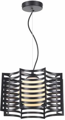 Zdjęcie produktu dla Lampa wisząca Laria czarna 1xE27x40W metal wym:120x30x30cm IP20 Reality