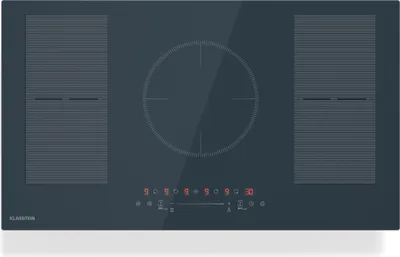 Image de Klarstein Delicatessa 90 Flex Plaque À Induction Encastrable - 5 Zones, 9500 W, Flexzone, Thermoboost, Sensecontrol, Minuterie & Verrouillage Parental, Anthracite, 90 cm