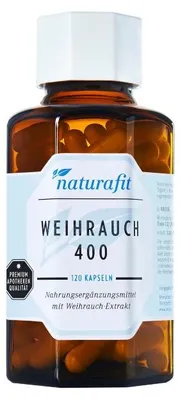 Obrázek produktu pro naturafit Frankincense 400 kapslí, 120 kapslí