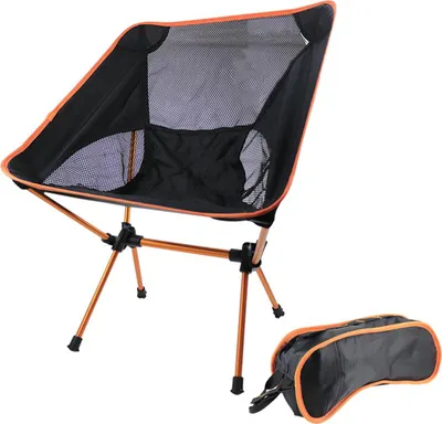 Produktbild von Klappbarer Campingstuhl, Gartenstuhl für Terrasse und Garten mit Tragetasche