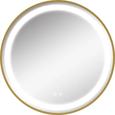 Produktbild von kleankin Badspiegel Wandspiegel mit LED-Leuchte Dimmbarer Badezimmerspiege, IP44