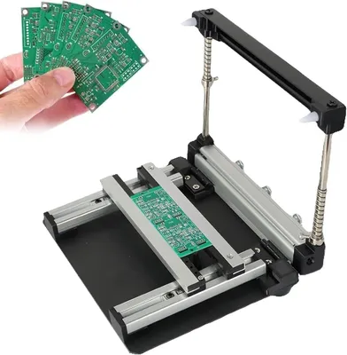 Productafbeelding van Zeefdruk Printer - Stencil Station - Precisie PCB Printen - Verstelbaar Frame - 10 cm - Metaal