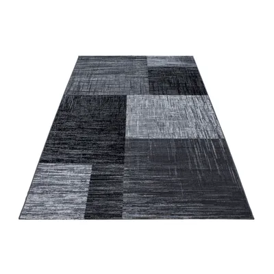 Zdjęcie produktu dla Ayyildiz | Dywan nowoczesny 160 cm x 230 cm - Szaro-czarny - Geometryczny design - Antyelektrostatyczny