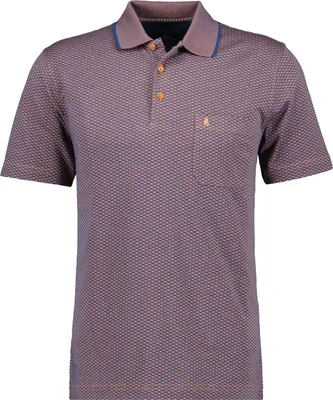 Ragman Polo jaquard in braun