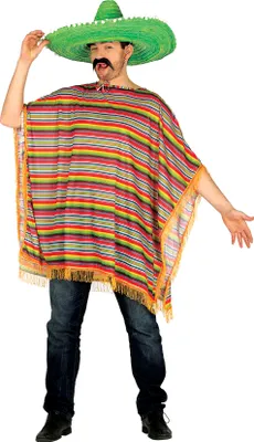 Zdjęcie produktu dla Kostium meksykańskiego poncho - Meksyk - rozmiar uniwersalny - uni