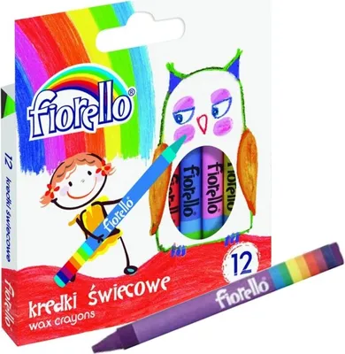 Image de Fiorello JUMBO crayons de cire 12 couleurs 170-1384