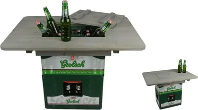 Produktbild von Esschert Design Bierkistentisch Grau