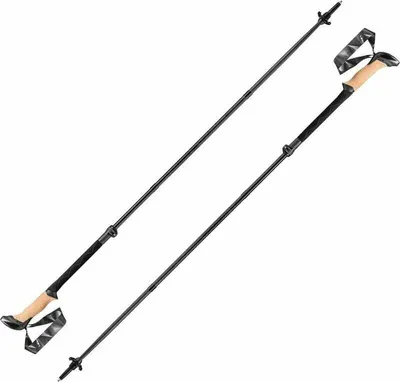 Zdjęcie produktu dla Leki Black Series FX Carbon Black/Clear/Naturalcarbon 110 - 130 cm Kije trekkingowe