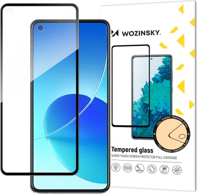 Produktbild von Wozinsky Tempered Glas für Oppo Reno6 4G - Schwarz KP13377