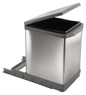 Produktbild von Elletipi Einbau-Abfallbehälter TOWER - ausziehbar, automatischer Deckel, 17 L , PAL609/1ALL