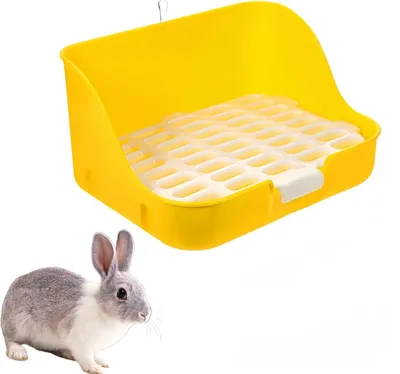 Obrázok produktu pre Odolné toalety pre králiky, morčatá a šteňourky s háčikmi