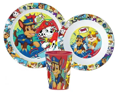 Produktbild von Paw Patrol Comic Geschirrset, -Set,