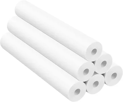 Imagen del producto de Papel térmico A4, 6 rollos, 7,5 metros, sin bisfenol, para impresoras portátiles