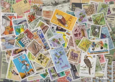 Produktbild von Briefmarken Uganda 500 verschiedene Marken
