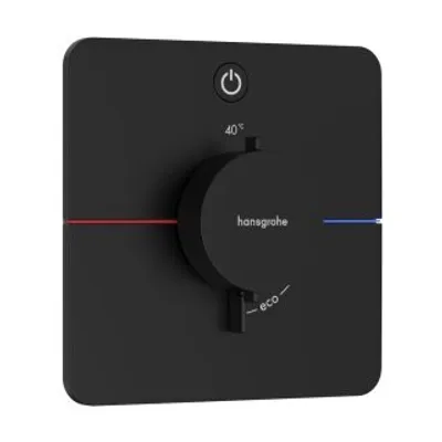 Produktbild von HansGrohe ShowerSelect Com.Q Thermostat UP 1 Verbraucher MSW Matt Black, 15581670