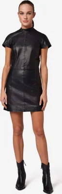 Immagine prodotto di Abito midi in pelle - Nero / XL