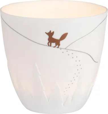 Produktbild von Räder Poesielicht Fuchs gold D.9,5cm, H.9cm