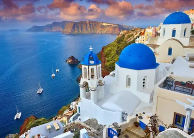 Immagine prodotto di ENJOY Puzzle Santorini - Vista delle navi, Grecia 1000 pezzi