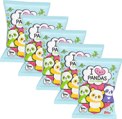 Produktbild von Pandas Figur - I Love Pandas - Sammelfigur - 5 Tüten