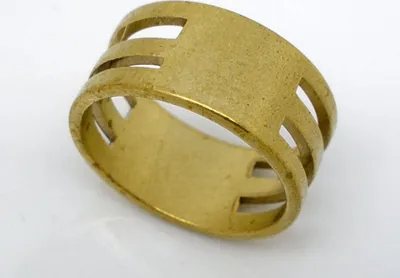 Image de Outil pour créer des anneaux de sertissage, fournitures pour bijouterie, 19x8,5 mm. Anneaux de sertissage à ouvrir