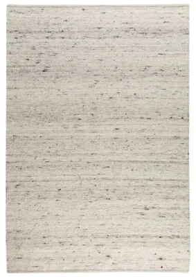 Produktbild von Steffensmeier Handweb Teppich Kos | Wolle (Schurwolle), Grau, handgewebt, Größe: 200x200 cm Wohnzimmer und Schlafzimmer