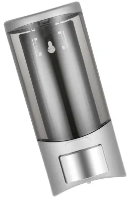 Produktbild von Manueller Seifenspender zur Wandmontage, Shampoo-Box, Toilettenartikel, Handwaschmittel, Shampoo, Duschgel, Fluessigseifenspender, Seifenspender und Halter, 500 ml