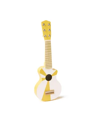 Produktbild von Kids Concept Spielzeug-Gitarre in gelb-weiss ab 3 Jahre - 53cm lang