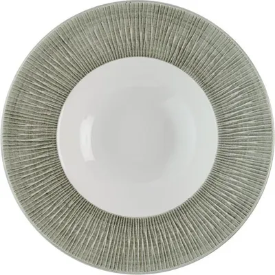 Produktbild von Churchill Bambus-Keramik-Spinwash-Alpine-Schüsseln mit breitem Rand, 231 mm (12 Stück)