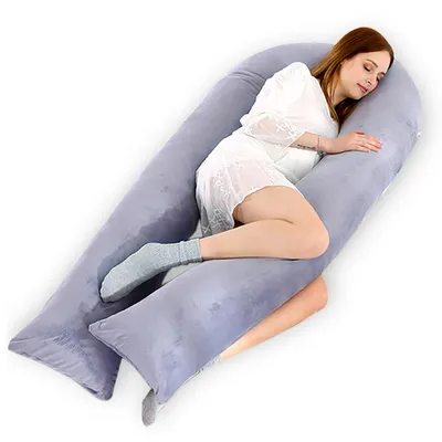 Produktbild von Seitenschläferkissen Stillkissen, U-förmiges Schwangerschaftskissen zum Schlafen, Seitenkissen, Seitenschläferkissen ergonomisch geformt