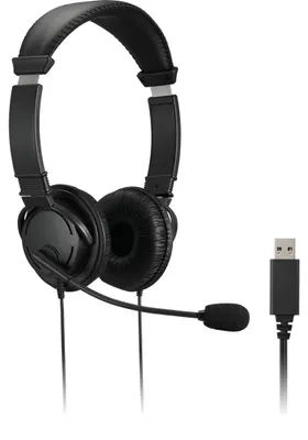 Produktbild von Kensington Classic USB-A Headset mit Mikrofon und Lautstärkeregler, Kabelgebunden