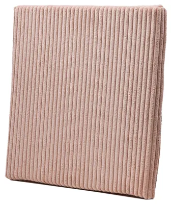 Produktbild von GÖZZE Anafi Sitzkissen weiches Sitzkissen in Cord-Optik mit Anti-Rutsch-Beschichtung und Paspel Altrosa 40 x 40 x 3 cm