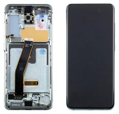 Produktbild von Samsung Galaxy S20 4G/5G Display (mit Rahmen) cloud white (weiß)