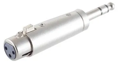 Produktbild von XLR-Kupplung / Klinkenstecker 6,3 mm, Stereo