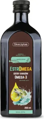 Zdjęcie produktu dla EstrOmega rybie kwasy omega 3 DHA i EPA suplement diety w płynie 250ml