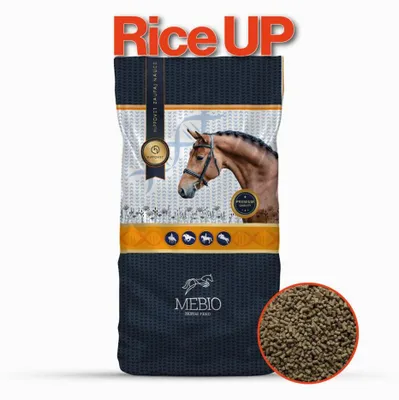 Produktbild von Mebio Ergänzungsfutter Pferd Für Sportpferd, Muskeln Pferd, Magenfreundlich, Rice Up, 15 Kg