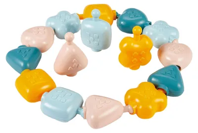 Image de Ecoiffier bb Abrick - Jeu de construction avec perles de motricité - 16 pièces