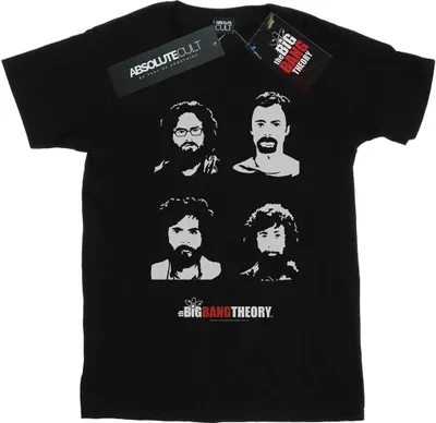 Image de The Big Bang Theory - T-shirt "Expedition" pour homme BI13205 (XXL) (Noir)