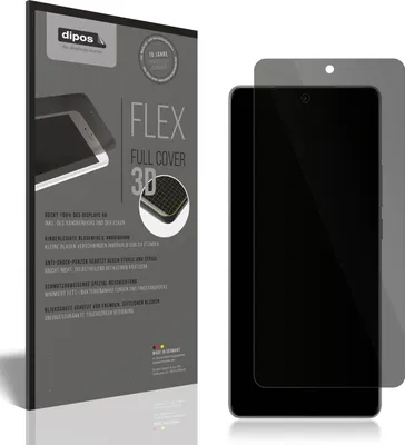 Produktbild von Full Cover Privacy Blickschutzfolie für Realme GT 6T Folie Anti-Shock