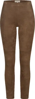 Produktbild von Krüger Trachtenhose Jangwa für Damen, Wildleder-Optik, braun, Größe 36
