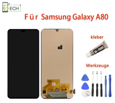 Produktbild von LCD für Samsung Galaxy A80 2019 A805F OLED Display Bildschirm Touchscreen
