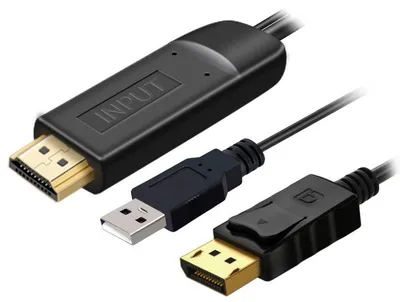 Immagine prodotto di Cavo PremiumCord HDMI 2.0 a DisplayPort 1.2 per risoluzione 4K@60Hz, 2 metri