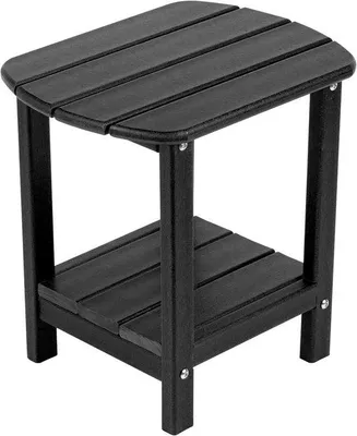 Produktbild von Terrassiertisch - Kunststoff - 41,9 cm - schwarz - 1 Stück