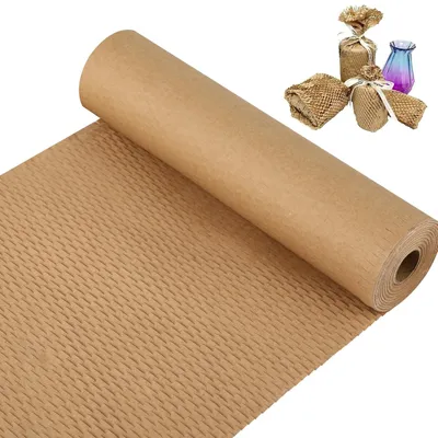 Obrázek produktu pro TRANKIELO® - Papírová ochranná fólie - vosí plástev, rozměry 30 cm x 30 m - ekologická alternativa k běžné bublinkové fólii