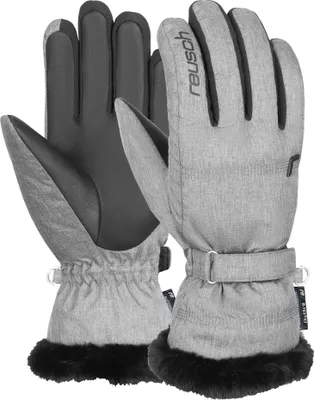 Produktbild von Reusch Fingerhandschuhe Luna R-TEX XT in sportlichem Design 6674 grey melange / black 7
