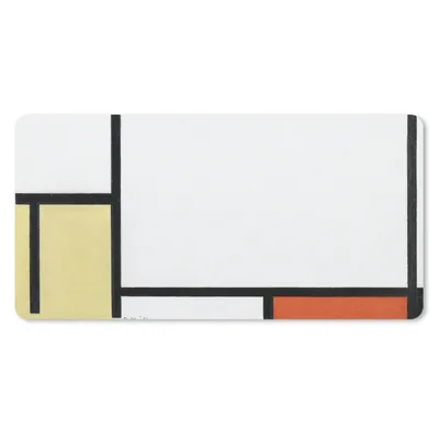 Produktbild von MuchoWow® Mauspad Mousepad Komposition mit Blau, Gelb, Schwarz und Rot - Piet Mondrian 60x30 cm - Mousepads - Maus Mat - Pad - Mausunterlage - Nachhaltig