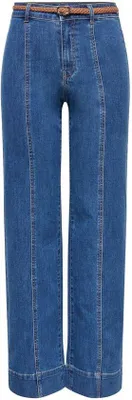 Produktbild von ONLY Wide Leg Denim Hose - Blau, Größe M, hoher Taillenbund, weite Passform